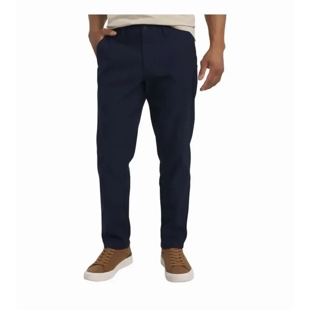 Weatherproof Vintage Men's Active Stretch Straight Fit Tech Pant 32W x 34L Blue